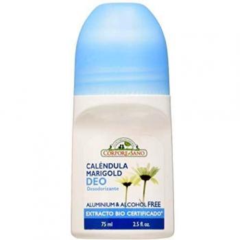 Bio Calendula Roll-On Deodorant 75ml - Corpore Sano, Alcohol-Free, Vegan, Natural Protection