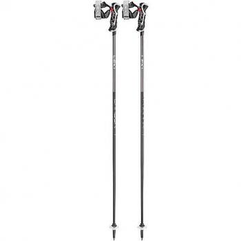 Bastones de Esquí Alpino Leki Carbon 14 3D Unisex 115 cm Color Negro