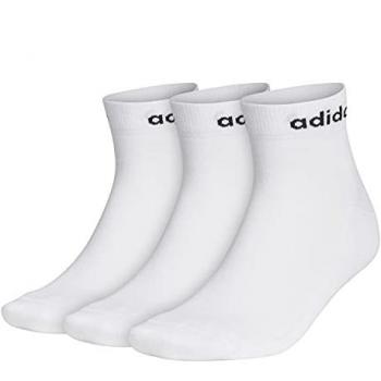 Calcetines Tobilleros Unisex Adidas HC 3 Pairs Blanco/Negro