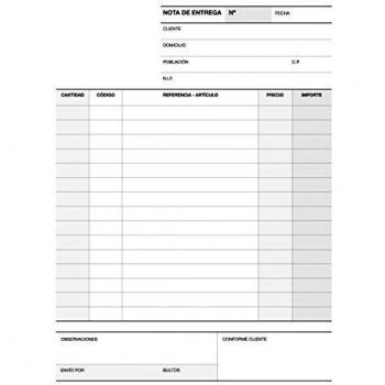 Apli 12695 Entrega Natural Triplicado, 1/4 X A-92