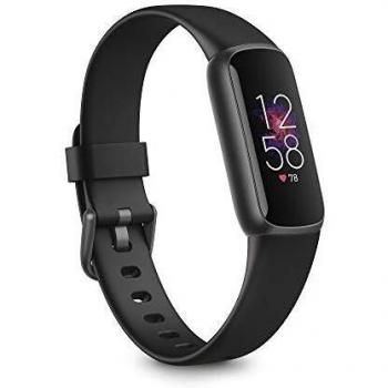 Fitbit Luxe Elegante Pulsera de Actividad y Bienestar con 6 Meses de Suscripción a Fitbit Premium Incluida, Herramientas de Gestión del Estrés y Hasta 5 Días de Batería