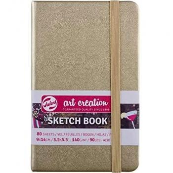 Cuaderno de Bocetos White Gold 9x14 cm 140 g/m² 80 Hojas