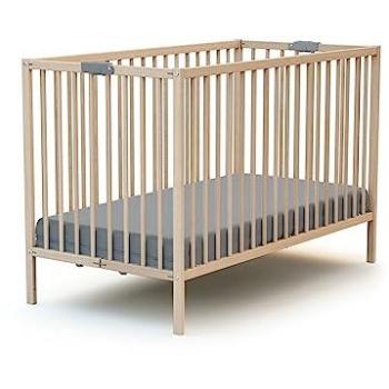 Cuna Plegable WEBABY en Madera Natural Sin Tratar 60 x 120 cm