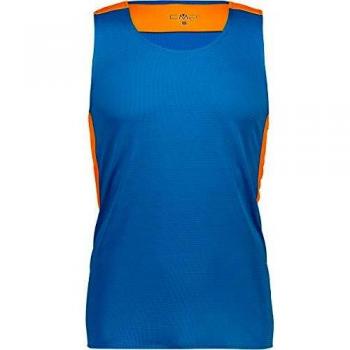 CMP Canotta Traspirante con Trattamento Antibatterico Camiseta de Tirantes, Hombre, Cerceta, 54