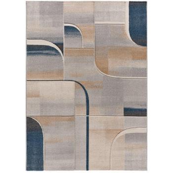 Alfombra Abstracta de Interior Azul MEDEL - 80x150, 140x200, 160x230 cm