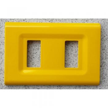 Placas ABS Serie Magic Elite Bticino Compatibles Color Amarillo - 5 Foros
