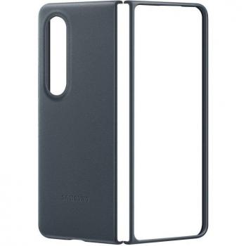 Samsung Leather Cover para Galaxy Z Fold 4 Gris Musgo
