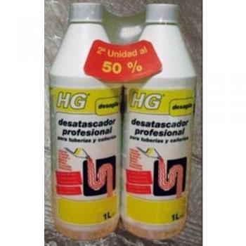 Hg M120143 - Desatascador profesional 1l 2 unidades