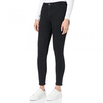Vaqueros Skinny de Cintura Alta Onliconic para Mujer en Denim Negro 25/30