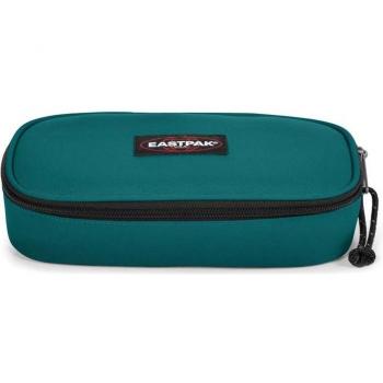 Estuche oval Eastpak Peacock green unisex Oval Single con diseño en color verde pavo real, fabricado en material duradero, cierre de cremallera y compartimento principal espacioso