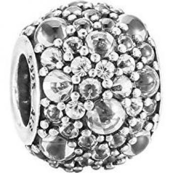 Pandora Colgante para mujer con forma de gotas de purpurina 925 circonitas, plata 791755CZ