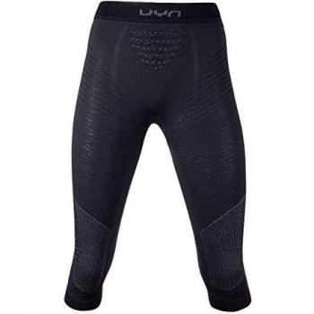 Pantalones 3/4 Fusyon UYN para mujer, funcionales y térmicos, color negro/antracita, talla XS