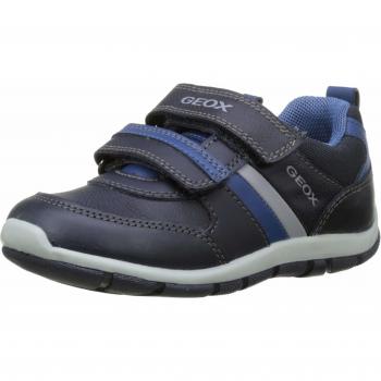 Geox B Shaax D, Sneaker Bebé-Niños, Azul
