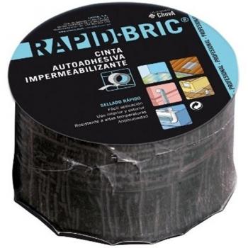ChovASTAR Asfaltos chova M123480 - Cinta autoadhesiva impermeabilizante gris 120x16, natural