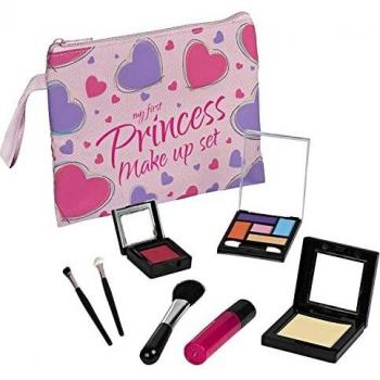 Playkidz- Item Name (aka Title) First Princess Set-8 Piece Cosmetic Play Kit Realistic Looking Toys Pretend Makeup for Girls, Multi (3080)
