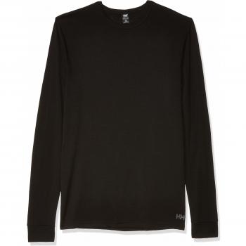 Helly Hansen HH Merino Mid LS Sudadera, Hombre, 991 Black, M