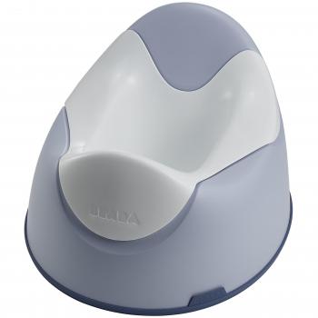 BÉABA Orinal de Aprendizaje Bebé, WC Ergonómico para Niños, Antideslizante, Higiénico, Fácil de limpiar, Asas de agarre en la taza, Fabricado en Francia, Azul Claro