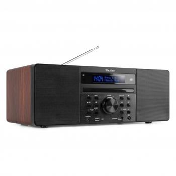 AUDIZIO 102.215 PRATO SISTEMA MUSICAL TODO-EN-UNO CD/DAB+ MADERA