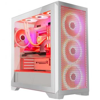 Caja Semitorre ATX Modecom VOLCANO EXPANSE T APEX ARGB Blanco