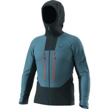 Chaqueta Softshell Dynafit TLT Dynastretch azul naranja - XL