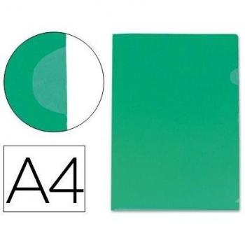 Liderpapel Carpeta Dossier Uñero 44003 Polipropileno Din A4 Verde 20 Hojas