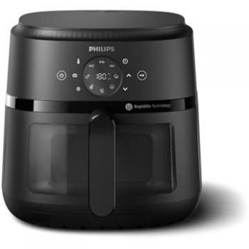 Friteuse de Aire Philips NA230/00 6,2L - 1700W, Tecnología RapidAir, Pantalla Táctil Digital, 13 Modos de Cocción, Color Negro
