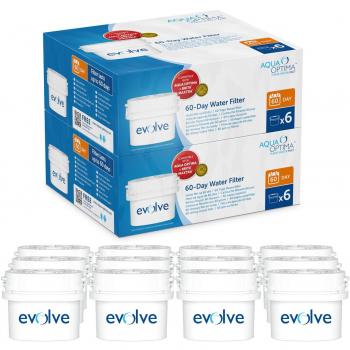 Aqua Optima Evolve - Filtros de agua de 60 días