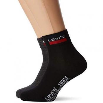 Levi's Levis 168sf Mid Cut Sprtswr Logo 2p, Calcetines Hombre