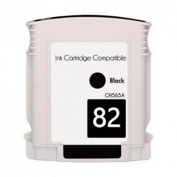 Cartucho de tinta pigmentada genérico HP 82 Negro - Reemplaza CH565A