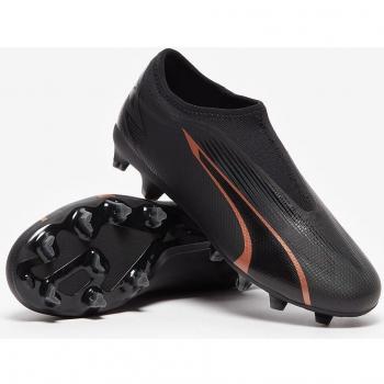 Botas de fútbol Puma Ultra Match L FG/AG Negro Infantil