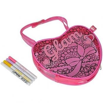 Simba 106377809 - Summer Party Corazón de Diamante Color Me Mine Bolsa, Rosa