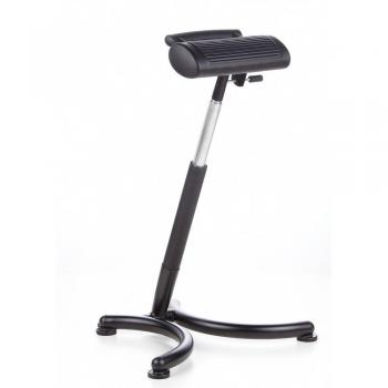 hjh OFFICE 665140 Silla de trabajo TOP WORK 30 espuma duro negro ergonomico taburete ajustable trabajar de pie
