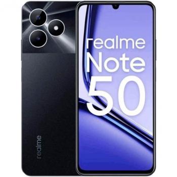Smartphone Realme Note 50, 3GB RAM, 64GB Almacenamiento, Pantalla 6.74 Negro Medianoche