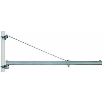Brazo Giratorio Einhell SA 1100 para Polipasto, Montaje a partir de 3mm de Grosor Pared, Giro 180°, Carga en Voladizo hasta 600kg/300kg, Incluye Casquillo para Tubo Acero de 48mm Diámetro
