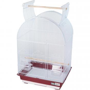 Jaula para pájaros con comederos, palos y columpios 46.5*36*77.5cm