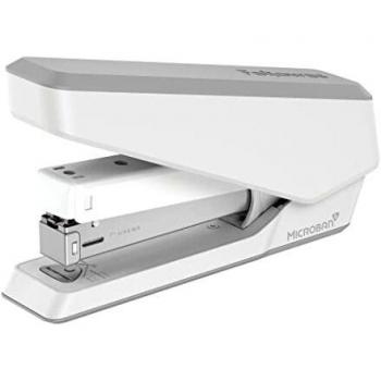 Fellowes Grapadora LX850 EasyPress™, de carga completa, con Protección Microban, capacidad para 25 hojas, compatible con grapas de 24/6mm y 26/6mm, color blanco