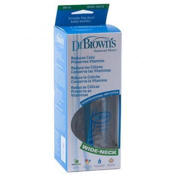 Dr Brown Biber Boca Ancha Silico 300 ml