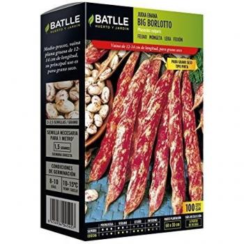 Semillas Leguminosas - Judía enana Big Borlotto 100g - Batlle