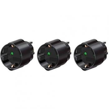 Adaptador de viaje Brennenstuhl 1508550, Negro