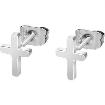 Pendientes Lotus Style LS2227-4/2 para Hombre de Acero Inoxidable con Diseño de Cruces