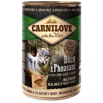 Carnilove Pato y Faisán lata con paté para perros