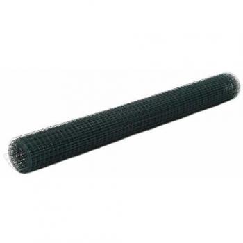 PVC-Coated Steel Chicken Wire Fence 10x1.5 m Green