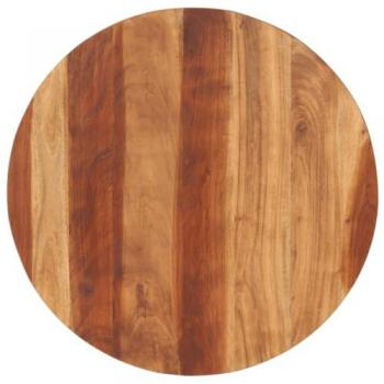 Solid Acacia Wood Round Table Top 15-16 mm 70 cm