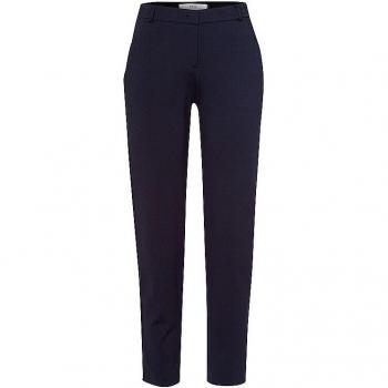BRAX Soft and Stylish Maron S Pants in Navy, Slim-fit Trousers, Multicolor female, Size: M