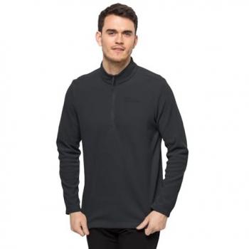 Forro Polar Jack Wolfskin Taunus Half Zip Hombre Negro XXL