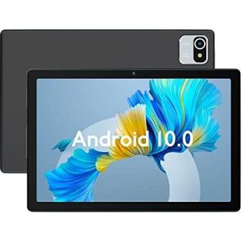 Tablet 10 Pulgadas, Android 11 Tableta, Cuatro Núcleos, Batería 6000mAh, 32 GB Ampliables hasta 128 GB, WiFi, GPS, Bluetooth, Gris