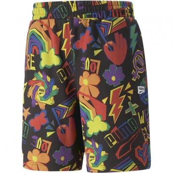 Puma Unisex Downtown Pride Multicolor Casual Shorts