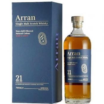 Arran Whisky The Arran Malt 21 Years Old Single Malt Scotch Whisky 46% Vol. 0,7l in Giftbox - 700 ml