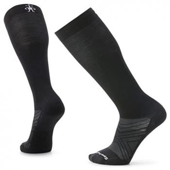 Smartwool Men's Ski Zero Cushion Over-the-Calf Socks - Black - Size Large