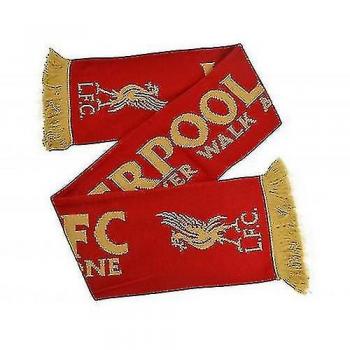 Bufanda Jacquard Unisex Adulto Liverpool FC Tejida Roja/Oro Talla Única